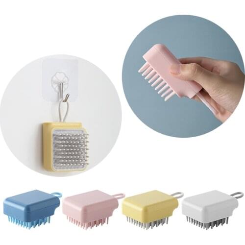 Silicone Massage Shampoo Brush Head Body Scalp Massage Brush Silicone Multi-Function Shampoo Brush Hair Washing Shower Brush