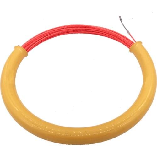 Heavy Duty 98'(30m) 5mm Diameter 3 Core Cable Fish Tape Wire Puller Through Wall Wire Threader Fish Cable plus Fish Cable