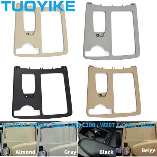 LHD RHD Car Interior Center Console Drink Water Cup Holder Replace Cover For BENZ W204 C180 C200 C220 C230 C260 W207 E200 W212
