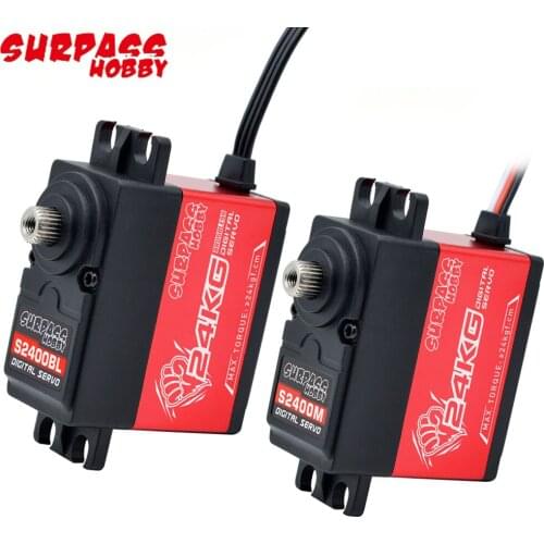 Surpass Hobby S2004M S2004BL 6.0-7.4V 24KG Waterproof Metal Gears Case Brushless Digital Servo For RC Car Crawler Boat Plane