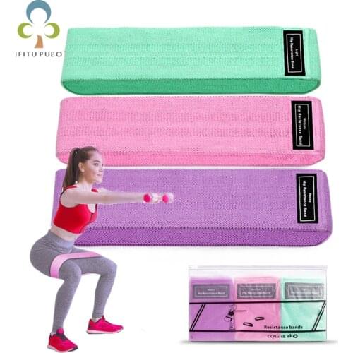 1Pcs Yoga squat resistance band abuse buttocks buttocks squat practice buttocks ring elastic band tension band Fitness band YJN