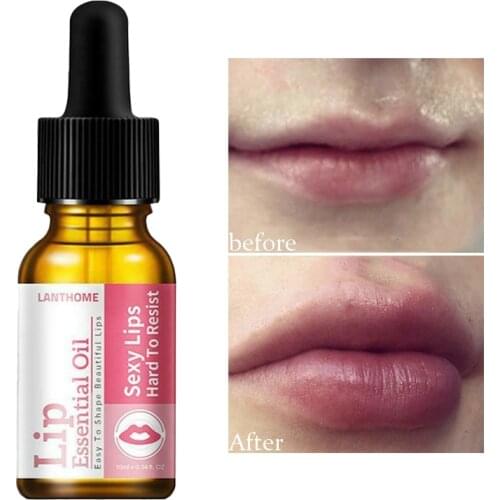 10ml Sexy Lip Plumper Mineral Oil Remove Dead Skin Anti Wrinkle Lighten Lip Lines Essential Oil Moisturizing Lip Care Essence