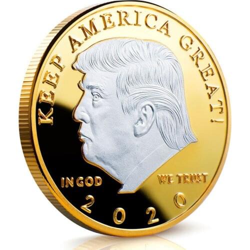2/4PCS Donald Trump Patterned American Coin American Eagle Commemorative Coin Approx 40mm Stunning Proof Coin