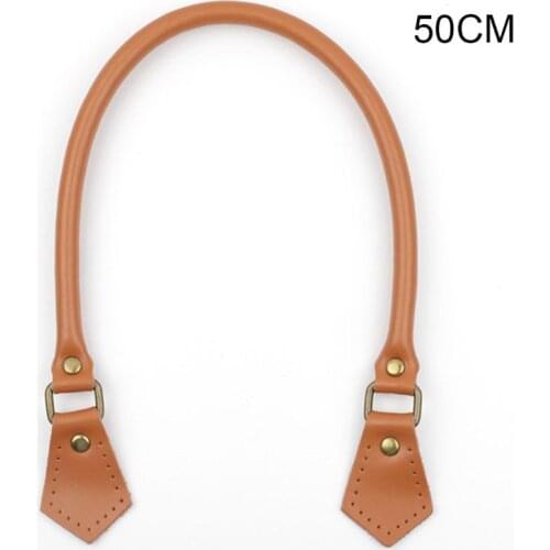 28GD PU Leather Handle Strap Replacement for Handmade Beach Bag Bucket Handbag