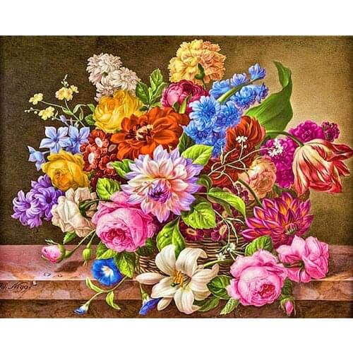 Diamond Painting Full square/round Variety Of Flowers Mosaic DIY Diamond Painting Flower Cross Stitch Embroidery Home Decor Gift