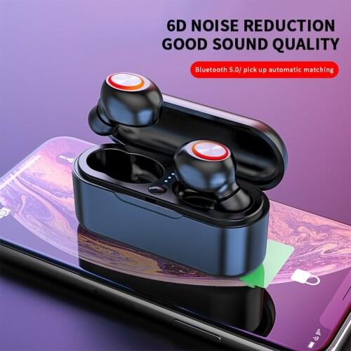 Wireless Headphones Mini TWS Bluetooth 5.0 Earphone Sport Earphones Headset 3D Stereo Sound Earbuds Micro Charging Box