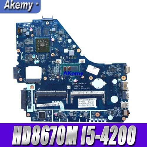 E1-572G mainboard For Acer E1-572 V5-561G Motherboard V5WE2 LA-9531P I5-4200 CPU HD8670M GPU Test work 100% original