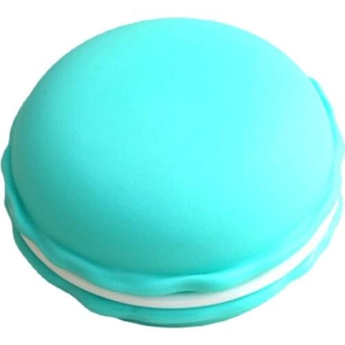 Cute Giant Macaron Shape Case Colorful Pill Container Storage Box Earring Necklace Travel Portable Jewelry Organizer