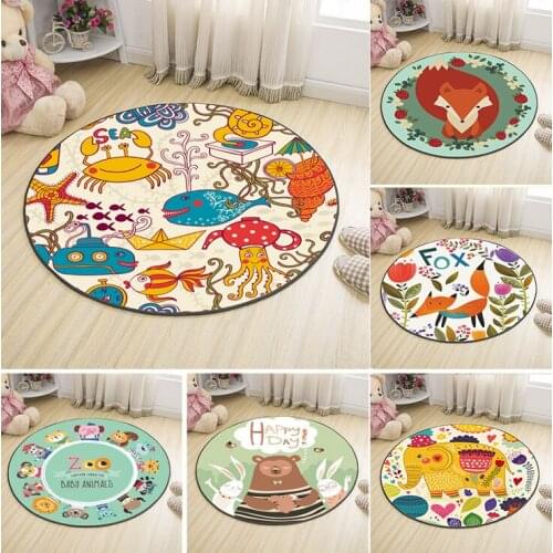 Cartoon Animals dinosuar elephant Baby Play Mats Child Crawling Blanket Carpet Toys Soft Flannel Nordic Kids Room Decor