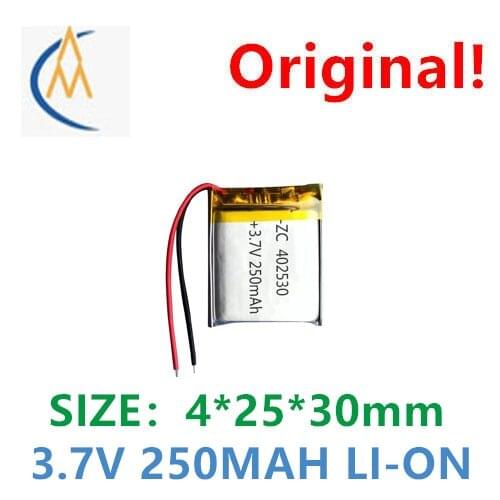Polymer battery 402530 3.7V rechargeable battery small speaker battery Bluetooth sports headset battery navigator Electronics