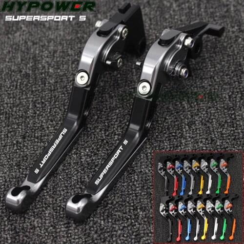 For Ducati SUPERSPORT S 2017 2018 CNC Adjustable Folding Extendable Motorcycle Brake Clutch Levers