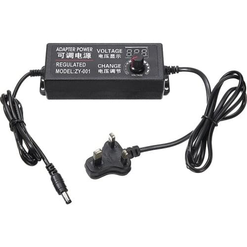 Adjustable Power Adapter EU Plug 3-12V/9-24V Adjustable AC To DC Charger Variable Voltage For DC Motor Speed Control