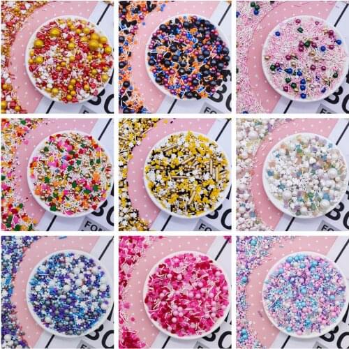 Edible Colorful Beads Pearl Sugar Ball Fondant DIY Cake Baking Sprinkles Ball Bottle Package Cake Decoration