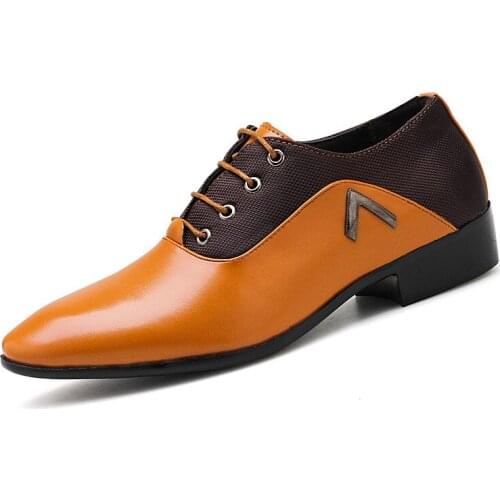 Hollow Outs Breathable Men Formal Shoes Leather Oxford Shoes For Men Dress Shoes Men Formal Wedding Shoe Big Size 38-48 1.8a