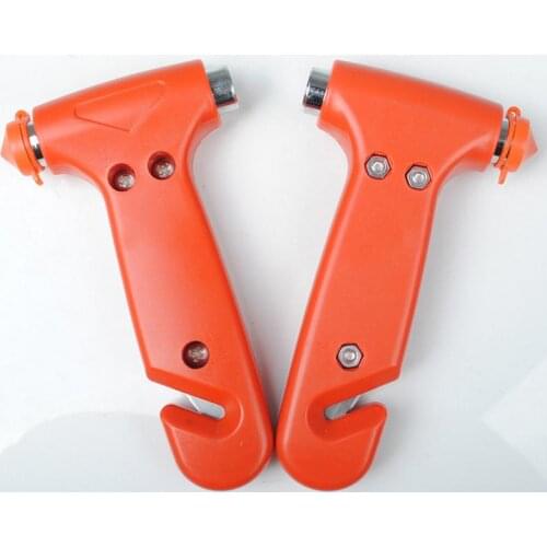100pcs 2 in1 Car Glass Window Breaker Safety Escape Emergency Hammer Seat Belt Cutter