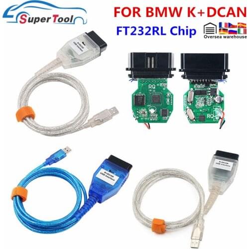 2021 For BMW INPA K+CAN K CAN INPA With FT232RL Chip With Switch FTDI For BMW INPA Switch INPA K DCAN USB Interface Cable 20Pin