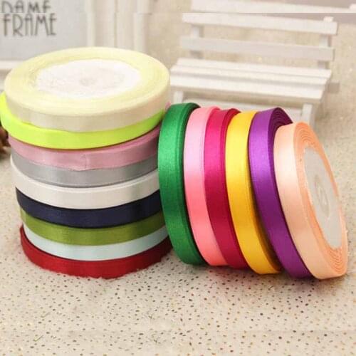 3PCS 25Yards/Roll Colorful Satin Ribbons Wedding Christmas Party Decorations Craft DIY Bow Ribbons Card Gifts Wrapping Supplies