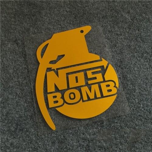 Car Styling Vinyl Decals NOS BOMB Funny Motorcycle Auto Tank Sticker