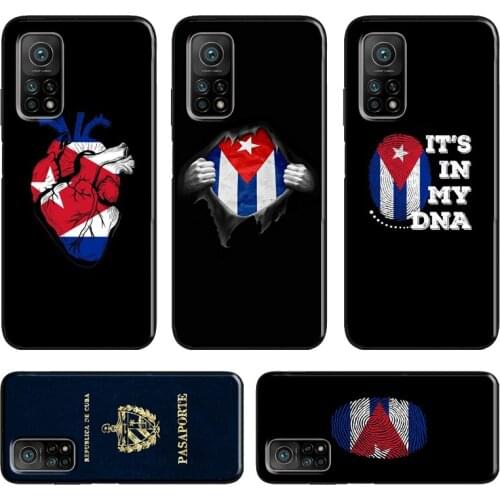 Cuba Flag Case For Xiaomi Mi 11 Ultra 9T 10T Pro Mi Note 10 Lite Cover For POCO X3 M3 Pro F3 Coque