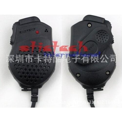 By dhl or ems 50pcs for Baofeng uv-82 Dual PTT Speaker Mic Microphone for CB Two Way Radio UV-82 UV-82L UV-8D GT-5 Walkie Talkie