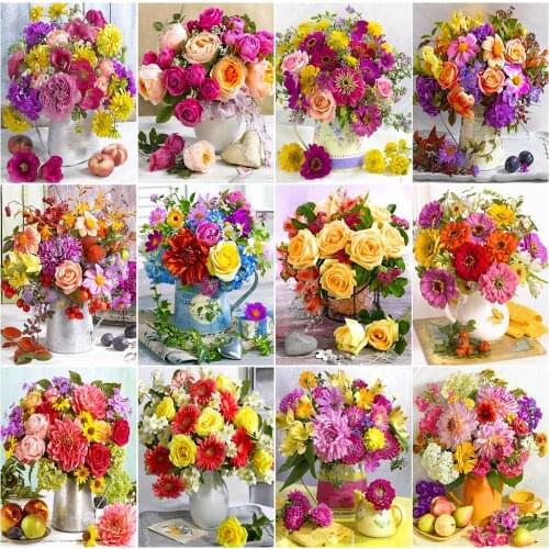 5D Diamond Painting Full Square Poppy Flower DIY Diamond Art Embroidery New Arrival Mosaic Handmade Home Decor Gift