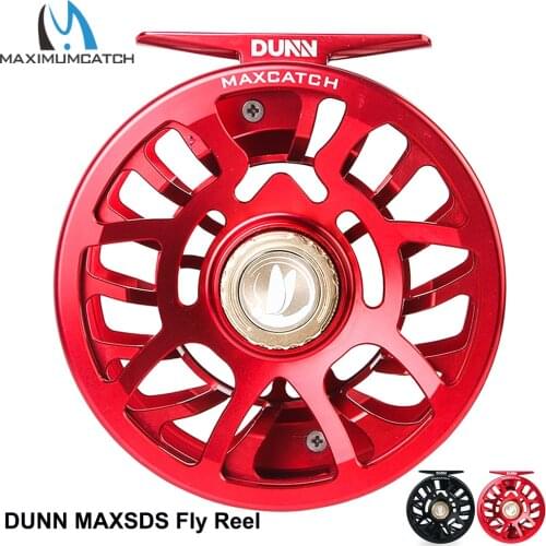 Maximumcatch Dunn Fully Sealed Waterproof Fly Fishing Reel CNC Machined Maintenmance-free Drap System Ultralite MAXSDS Fly Reel