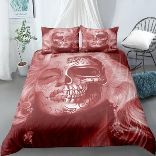 3D Bedding Set 3D Print Design Duvet Cover Sets King Queen Twin Size Dropshipping Boy gife Monroe Skull wife love