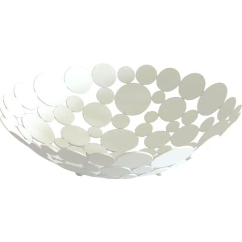 Fruit Basket Metal Creative Countertop Bowl Desktop Display Decorative Holder G32A