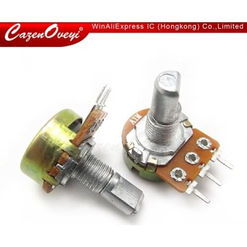5pcs/lot APAI 148 single-pole potentiometer A1M anti-handle length 15MMF with 41 steps In Stock