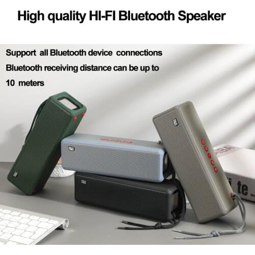 2020 latest high-power portable bluetooth speaker, bar subwoofer high-fidelity, outdoor waterproof, music center, used for compu
