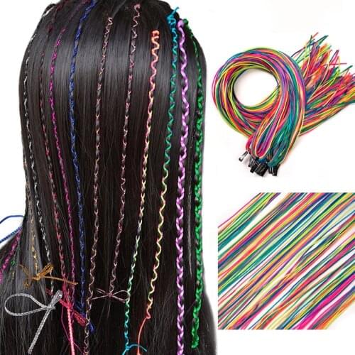 Colorful Braider Silk Rope DIY Handmade Hair Accessory For Girls Styling Tools Wedding Party Fashion Beauty Hair