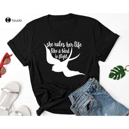 She Rules Her Life Like A Bird In Flight T Shirt - Fleetwood Mac Rhiannon Shirt Tee Shirt