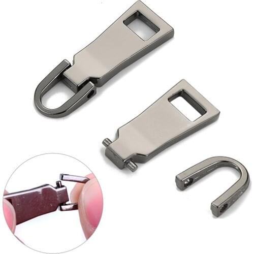 1Pc 8# 5# 3# Detachable Metal Zipper Pullers for Zipper Sliders Head Zippers Repair for Backpack Coat Tab DIY Sewing Accessories