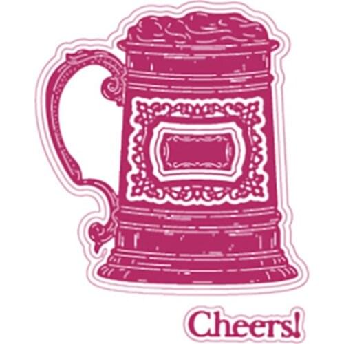 Bar Tankard Metal Cutting Die Scrapbook Embossed Paper Card Album Craft Template Cut Die Stencils Stamps New for 2021 Arrive