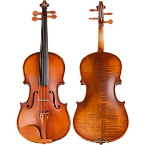 Violino Profissional Hand-craft Matt Violin Natural Stripes Maple Violines 4/4 Antique Violinos 4 Strings Music Instrument