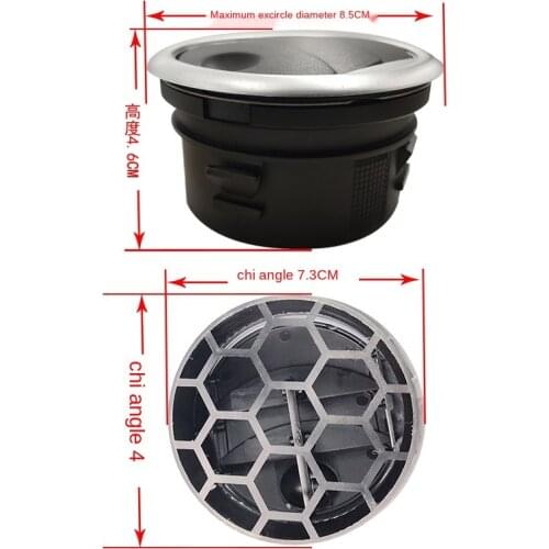 Original Air Conditioning Outlet Replacement for Lifan 320 Instrument Panel Air Vent Blade Air Conditioner Vent Triple