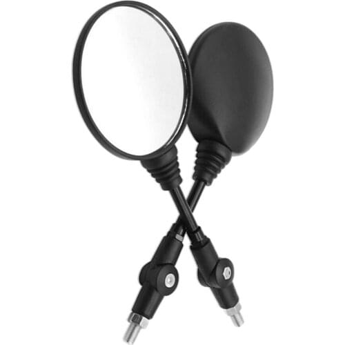 1Pair 10/8mm Thread Universal Motorcycle Rearview Mirror Motorcycle Mirror