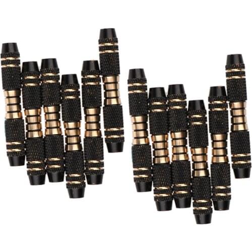 12 Pieces 16g Copper Dart Replacement Barrels for Soft and Steel Tip Darts Accessories