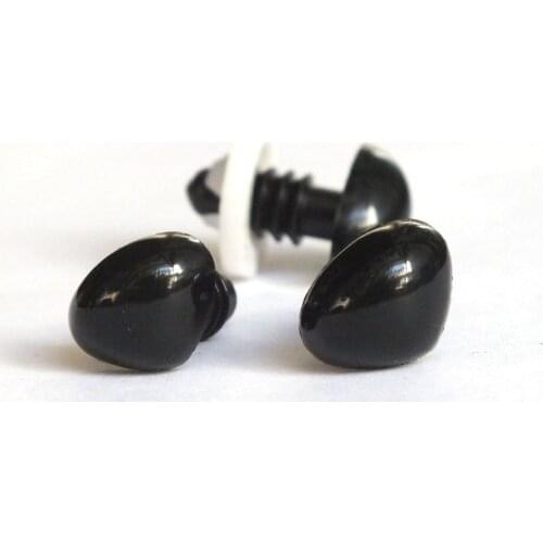 50pcs 12mm triangle safety nose(with washers) Diy doll toy Accessories Triangle Toy Noses