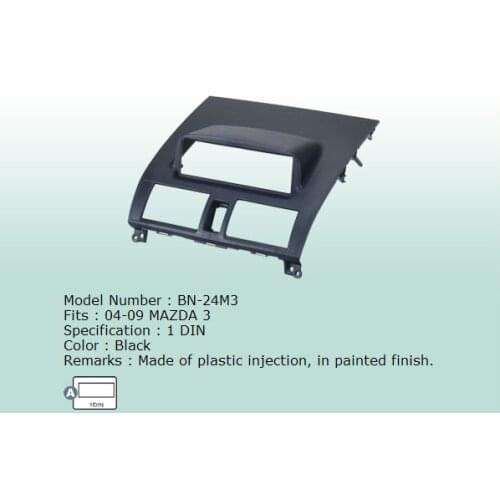 Car Fascias Radio Audio Panel Frame Dash Kit For Mazda 3 2004 2005 2006 2007 2008 2009