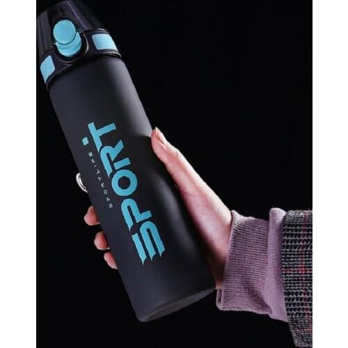 Space Water Bottle 500ml 650ml 750ml Sport Drink Bottle straw cup Outdoor Travel drinking bottle Portable Leakproof BPA free