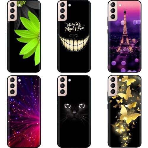 For Samsung S21 Plus Case S21 Phone Cover Soft Silicone Back Case For Samsung Galaxy S21 5G 2021 Capa Shell For Galaxy S21 Ultra