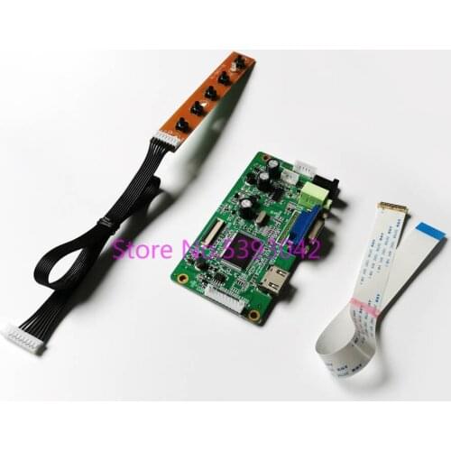 For B173RTN02.0 B173RTN02.1 B173RTN02.2 EDP 30-Pin laptop LCD screen 1600*900 VGA monitor controller board 17.3" DIY kit