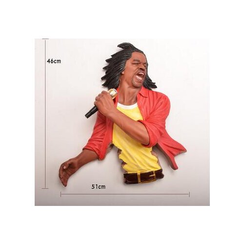 European bar retro wall decorations hanging clear three-dimensional mural Wall Decoration pendant creative living room Internet