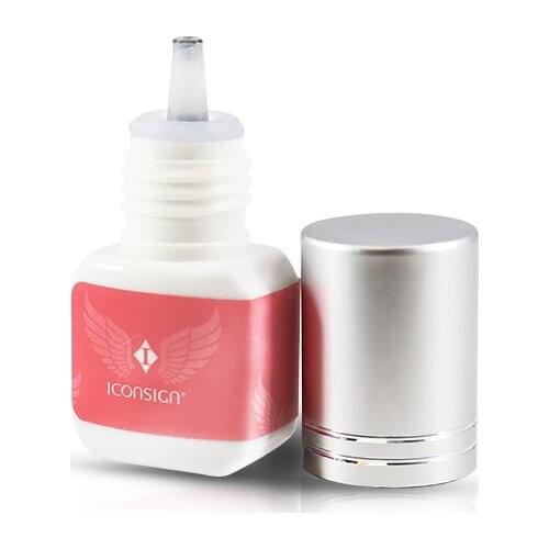 Iconsign eyelash glue 5ml Low Smell 2 seconds quick dry can keep Lashes for 40 to 60 days Long Lasting