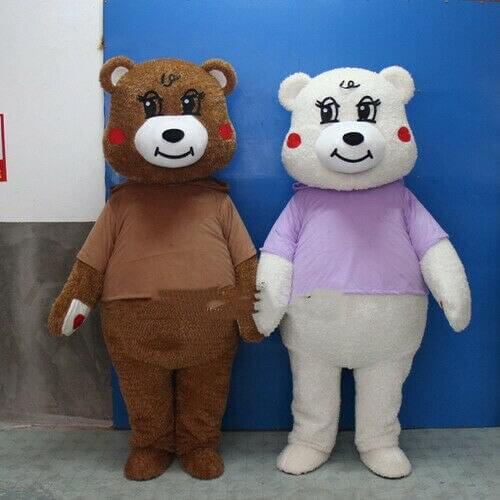 Cartoon Bear Mascot Costume Suit Cosplay Dress Outfit Furry Suits Party Game Fursuit Outfits Carniva Halloween Easter Ad Clothes