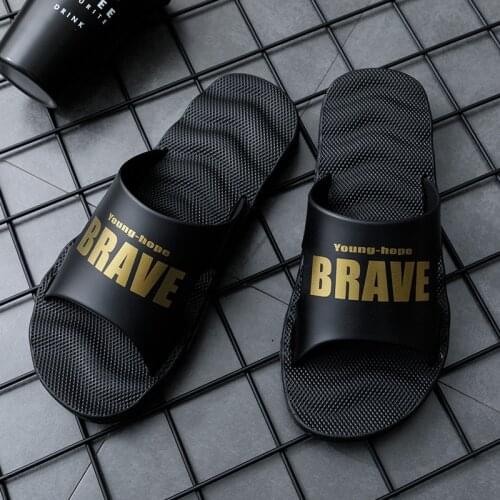 Summer Men Slippers Indoor Home Slides Bathroom Loafers Outdoor Garden Shoes Massage Clogs Male Beach Slippers Flip-Flops Mules