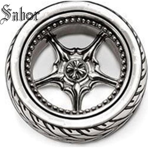 Motorcycle Tire Sporty Pendants Fit Necklace Chains silver color European Most Fashion Jewelry Best Gift for Women Men thomas