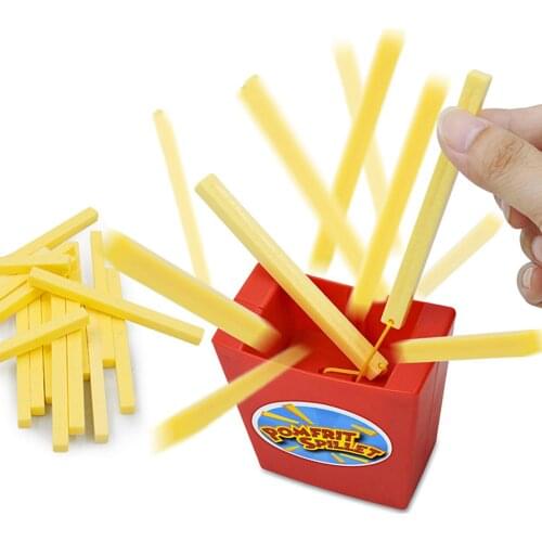 Creative Fun Tricky Board Game Bounce French Fries Parent-child Interaction Toy Interesting Play Trick Joke Experimen Toys Gift