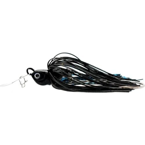 1PCS 7cm/10g Fishing Lure Rubber Jig Compound Bait Finness Chatter Spinner Spoon Artificial Fish Jigs Head Hook Fishing Tackle